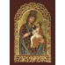 Liska Mother Mary Beads Embroidered Icon
